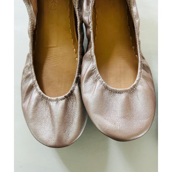 Tieks Rose Gold Ballet Flats Size 9 - Picture 6 of 6